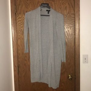 Grey F21 Cardigan